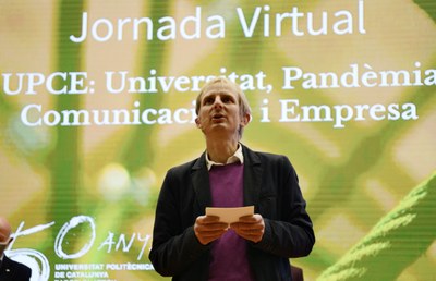 Dídac Ferrer, presentador de la Jornada.