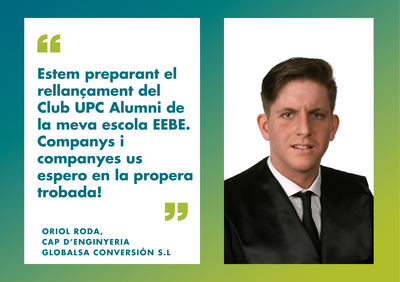 Oriol Roda, cap d'enginyeria Globalsa Convervación S.L