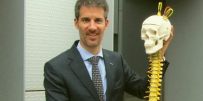 Lluís Chico, alumni de l'ETSEIB, millorar el tractament de les hernies discals