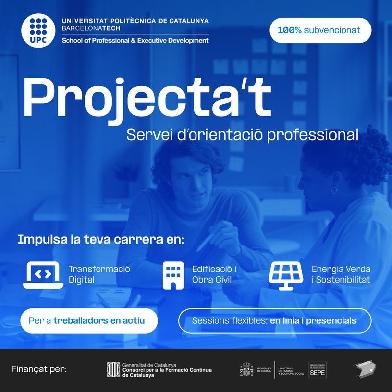 Programa d’orientació professional Projecta’t